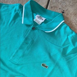 Lacoste Polo Aqua Sz M
